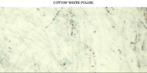 Cotton White Polish Marbles