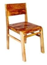 SOLID WOOD DINING CHAIR NATURAL FINISHED