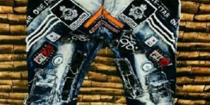 men's funny look jeans