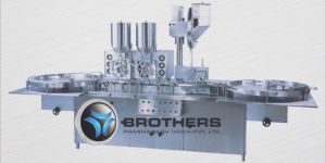 Double Head Injectable Powder Filling with Rubber Stoppering Machine