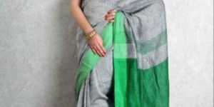 Linen Cotton Saree