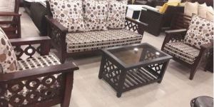 Traditional Wooden Sofa Set