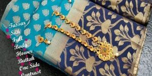 Party Wear Flower Silk Sarees