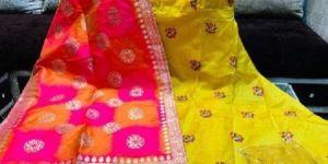 Pure Silk Front Embroidered Gown from TPR 5315 Collection