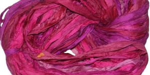 Sari Silk Ribbon: Rose Pink