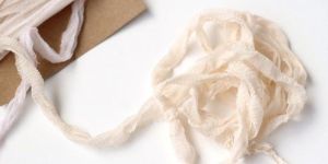 Silk Ribbons Ivory Yarn