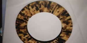 Horn and Bone Round Photo Frames