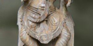 Marble Apsara Statue