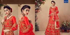 Velvet Bridal Lehenga