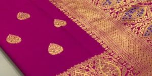 Purple Traditional Banarasi Silk Sarees