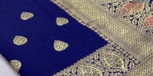 Royal Blue Traditional Banarasi Silk Sarees
