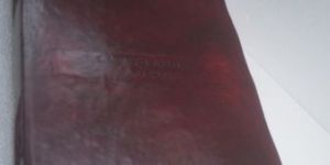 Refillable Handmade Leather Journal in Brown Color