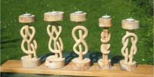 Wood Candle Holders Tealight Holder Unfinished Wood Holders