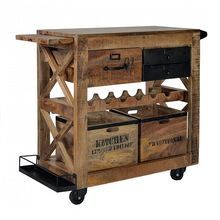Wood Bar Cafe Trolley