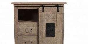 WOLVES MANGO WOOD SLIDING BAR COUNTER