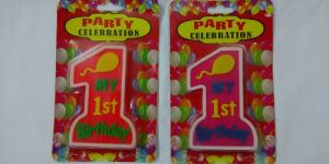 My First Birthday Candle