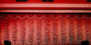Auditorium Vertical Up-Lift Stage Curtain