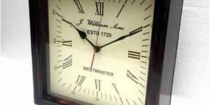 Vintage European Square Wall Clock