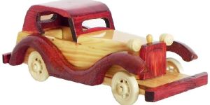 Wooden Crafted Classic Car Model
