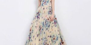 Printed Gown