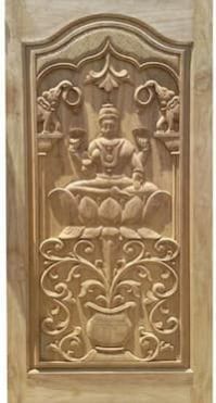 Carved Teak Wood Door