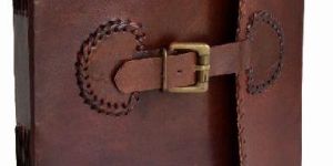 Handmade Leather Journal Brown Dairy