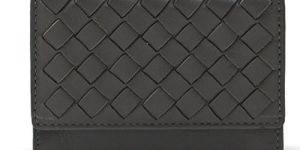 Leather Knitted Clutch Bag