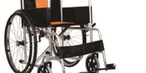 Orange Cushion Wheelchair