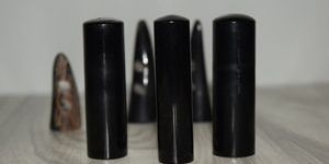 Natural Black Color Buffalo Horn Rolls