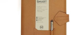 SMART LEATHER FOLDER, TAN BROWN