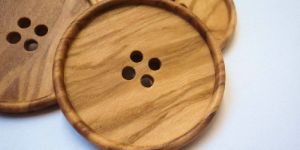 Matte Wooden Button