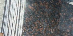 Polished Tan Brown Granite Slab