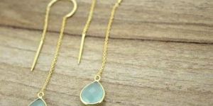 925 Sterling Silver Thred Earrings