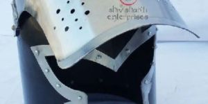 Visored Barbuta Helmet