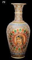 Indian Handmade Rare Vintage Floral Pot