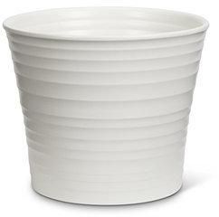 White Modern FRP Planter