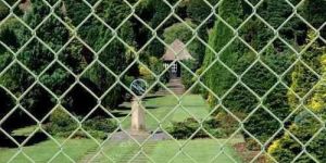 Galvanized Iron Gardens Fencing Chain Link