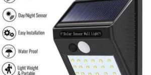 LED Integrated Solar Wall Light