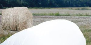 White Silage Bag