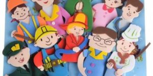 EVA Men Finger Puppet