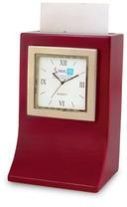 Wooden Clock with Holder