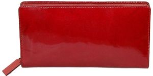 Red Leather Ladies Wallet