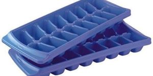 Blue Plastic Ice Tray