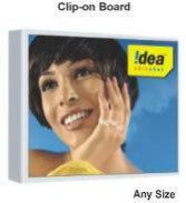 LED Acrylic Clip-On Board