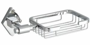 Silver Stainless Steel Soap Basket