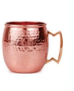 Hammered Pure Copper Mug