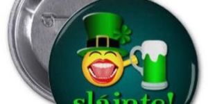 Green Stainless Steel Badge