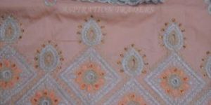 Silk Embroidered George Fabric