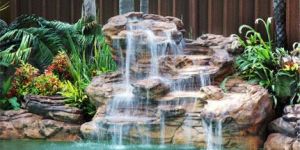 Outdoor Waterfall