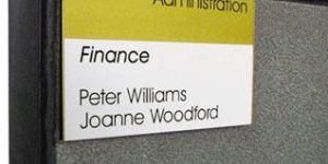 Cubicle Name Plate